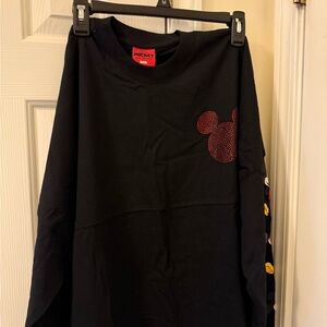 Mickey Mouse Black Long Sleeve Tee - Mickey & Co. LARGE